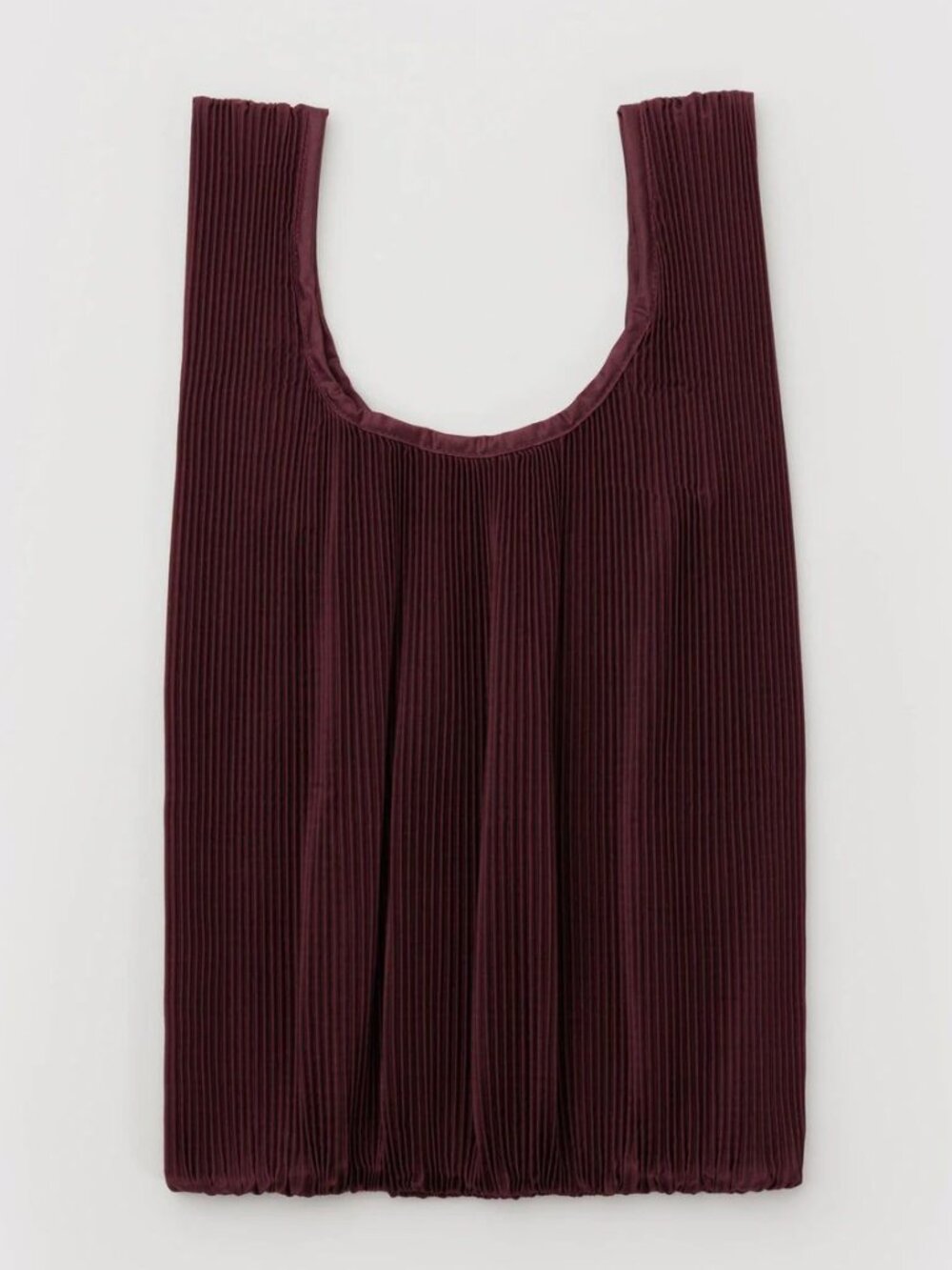 NWT Pleated Baggu - Mahogany